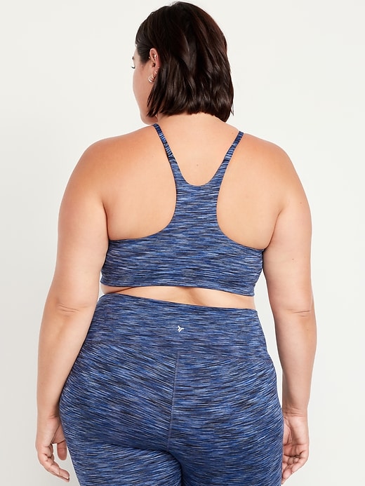 Image number 8 showing, Light Support Space-Dye Racerback Sports Bra