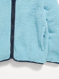 Image number 3 showing, Sherpa Zip-Front Jacket for Boys
