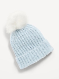Image number 1 showing, Printed Beanie for Girls