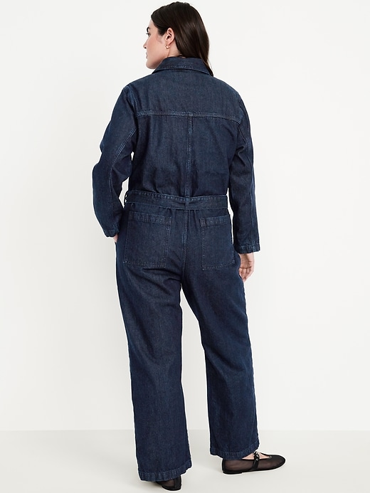 L'image numéro 5 présente Combinaison en denim à manches longues
