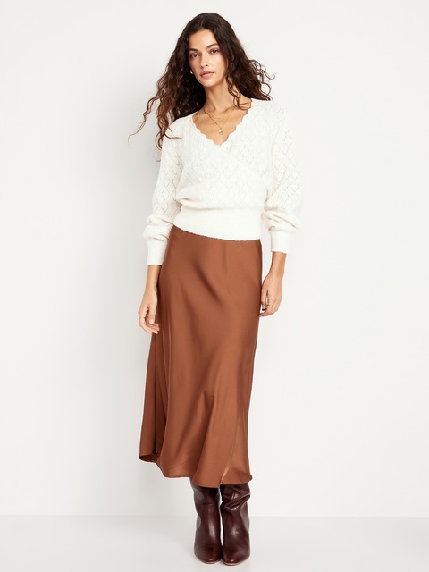 Jupe longue en satin - Coco De Mer