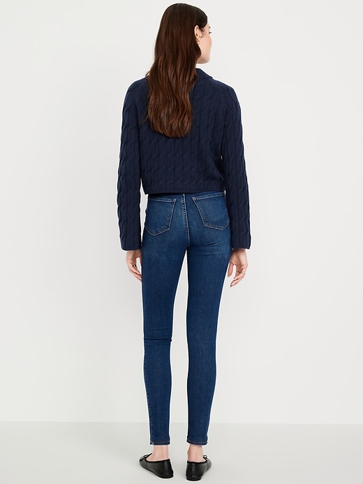 Image number 3 showing, Extra High-Waisted Rockstar 360° Stretch Super-Skinny Jeans