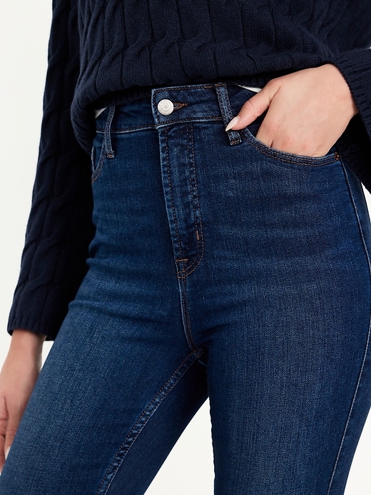 Image number 6 showing, Extra High-Waisted Rockstar 360° Stretch Super-Skinny Jeans