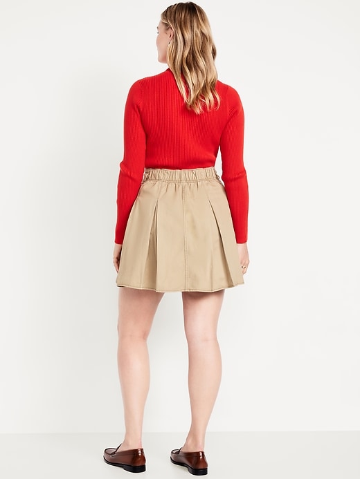 Image number 6 showing, High-Waisted Pleated Mini Skirt