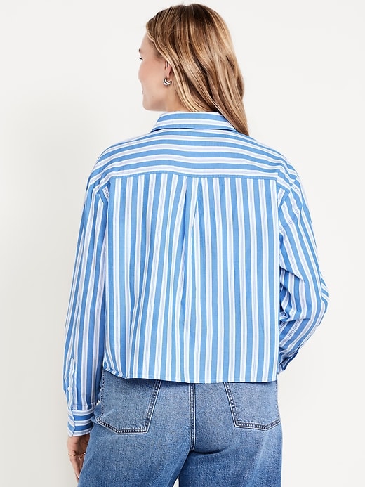 Image number 6 showing, Cropped Button-Down Shirt