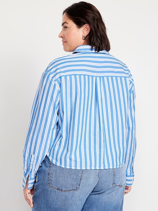 Image number 8 showing, Cropped Button-Down Shirt