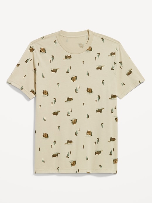 L'image numéro 4 présente T-shirt ras du cou