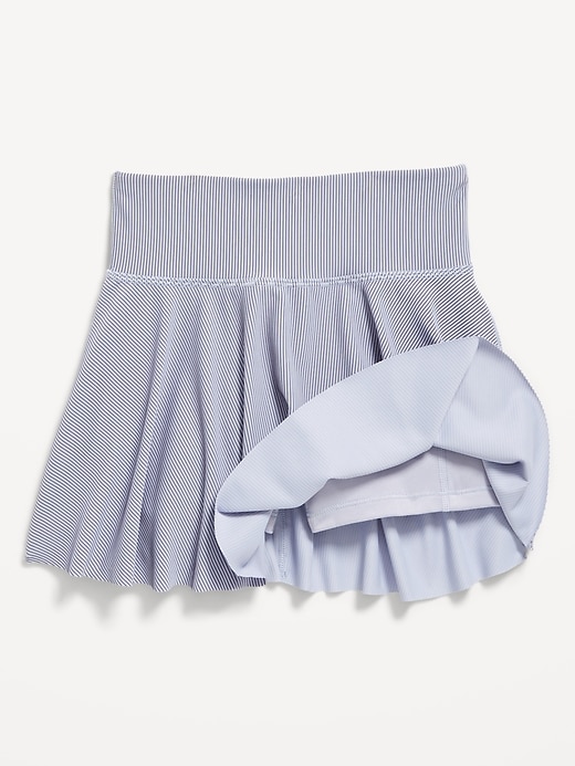 Image number 6 showing, High-Waisted PowerSoft Ribbed Skort for Girls