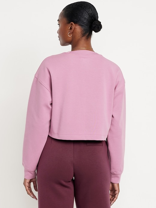 Image number 2 showing, Dynamic Fleece Oversized Crop Sweatshirt