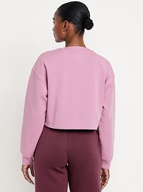 Image number 2 showing, Dynamic Fleece Oversized Crop Sweatshirt