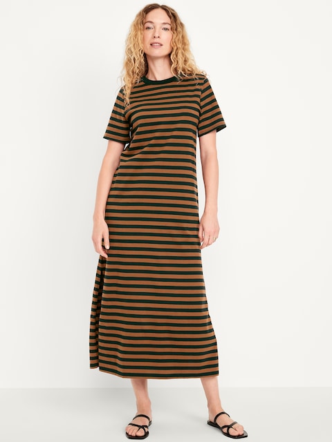 Robe t-shirt longue rétro