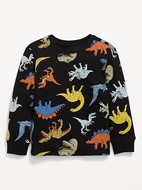 Image number 1 showing, Printed Long-Sleeve T-Shirt for Toddler Boys