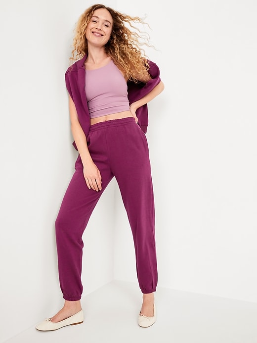 Image number 3 showing, High-Waisted SoComfy Jogger Sweatpants