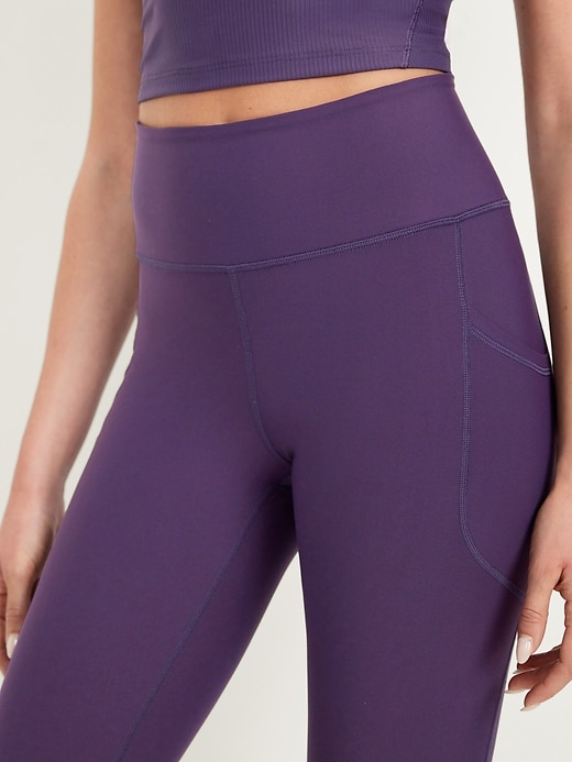 Image number 3 showing, High-Waisted PowerSoft Full-Length Pocket Leggings