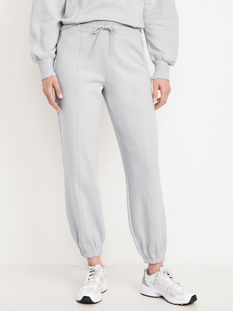 Pantalon cargo à taille haute en Molleton dynamique - Gris