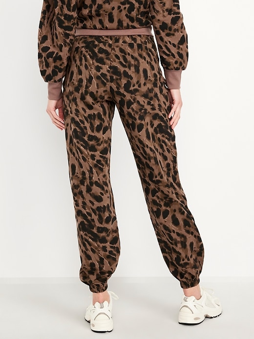 Image number 2 showing, High-Waisted Dynamic Fleece Sweatpants