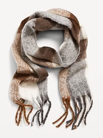 Image number 2 showing, Brushed Fringed Scarf