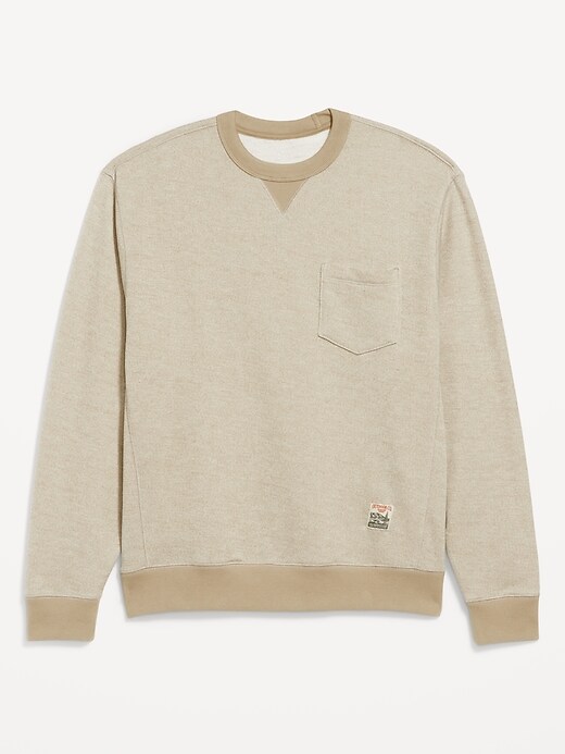 Image number 4 showing, Textured Pocket Sweatshirt