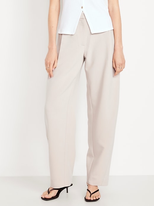 Image number 2 showing, High-Waisted Taylor Barrel Ankle Pants