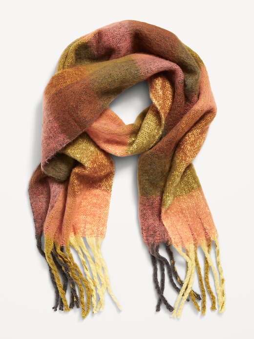 Image number 2 showing, Brushed Fringed Scarf