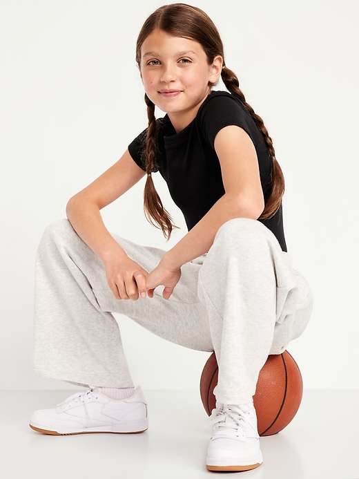 Image number 3 showing, Fitted Seamless Ribbed Performance Top for Girls