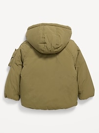 Image number 2 showing, Water-Resistant Unisex Oversized Monster Jacket for Toddler