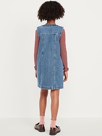 Image number 2 showing, Sleeveless Pocket Jean Dress for Girls