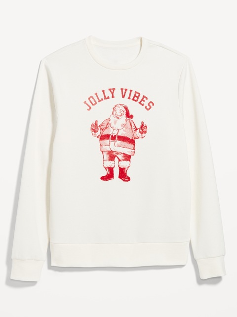 Holiday-Graphic Sweatshirt - Jolly Vibes (Santa)