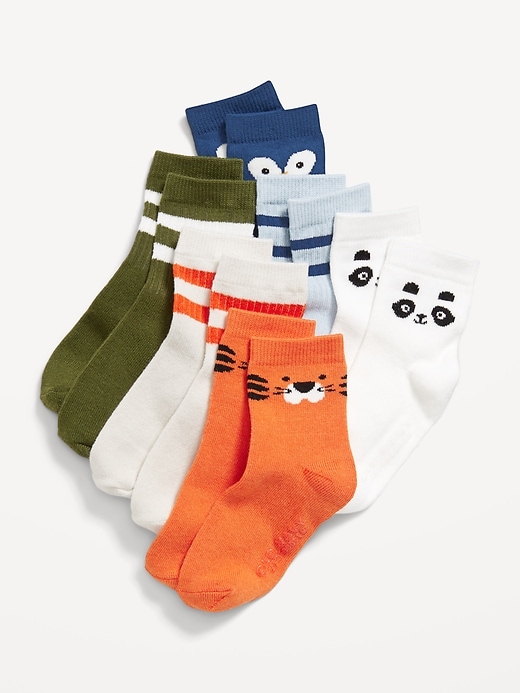 Image number 1 showing, Crew Socks 6-Pack for Toddler & Baby