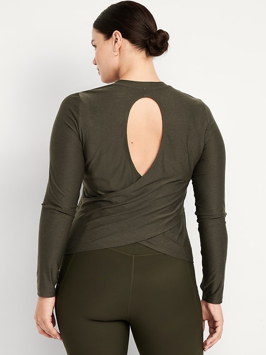 Image number 6 showing, CloudMotion Wrap-Back Top