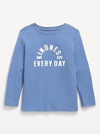 L'image numéro 1 présente T-shirt à manches longues à imprimé unisexe pour tout-petit