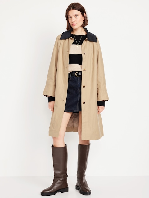 Manteau de travail long hydrorésistant