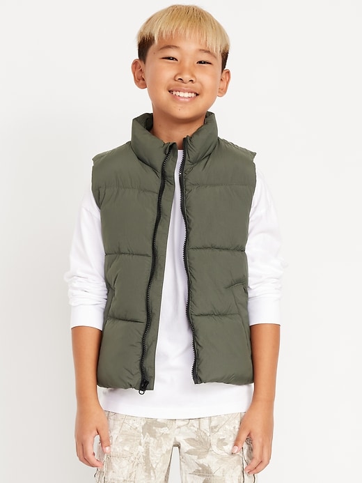 Voir une image plus grande du produit 1 de 2. Gilet rembourré matelassé hydrorésistant pour garçon