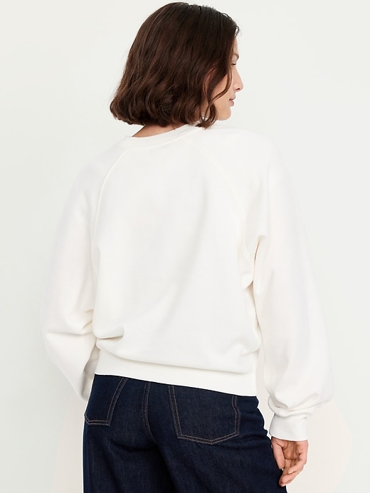 Image number 2 showing, SoComfy Oversized Graphic Raglan Sweatshirt