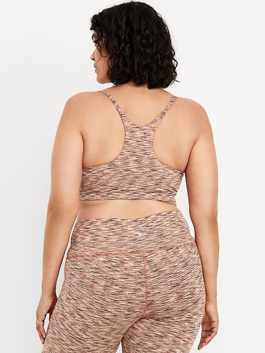 Image number 8 showing, Light Support Space-Dye Racerback Sports Bra