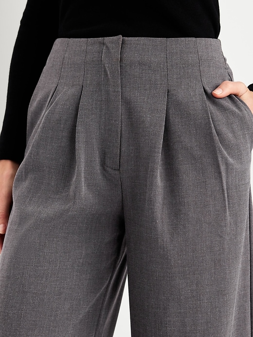 Image number 5 showing, Extra High-Waisted Super Wide-Leg Pants