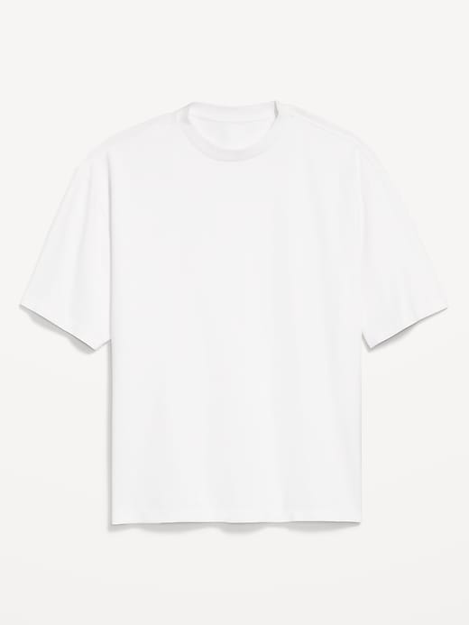L'image numéro 2 présente T-shirt surdimensionné moderne en tissu épais