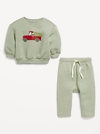 Image number 3 showing, Disney© Unisex Graphic Sweatshirt and Sweatpants Set for Baby