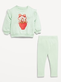 Voir une image plus grande du produit 3 de 3. Ensemble chandail en coton ouaté Strawberry Shortcake™ et legging pour bébé