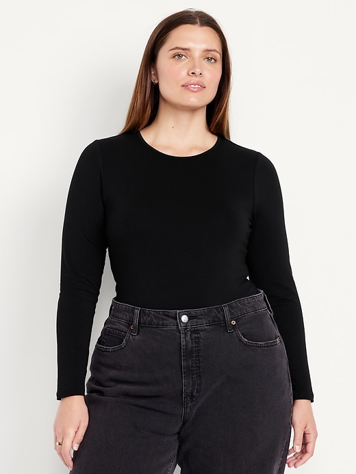Image number 6 showing, Long-Sleeve Crew-Neck Bodysuit