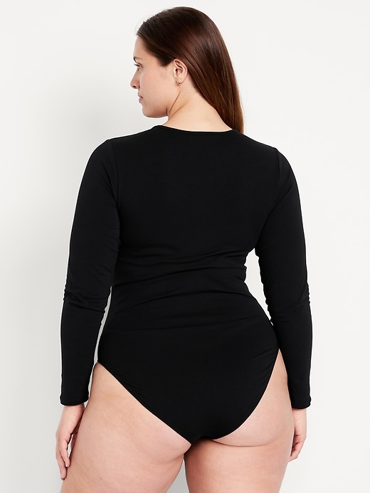 Image number 7 showing, Long-Sleeve Crew-Neck Bodysuit