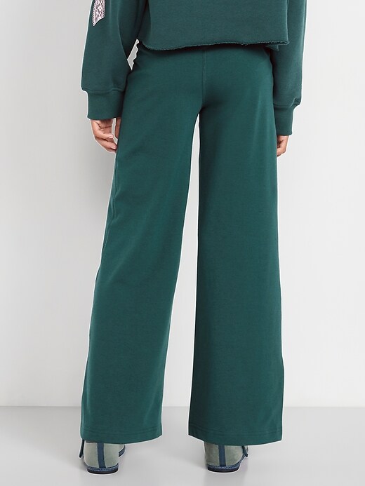 Image number 2 showing, High-Waisted PowerChill Crossover Wide-Leg Leggings for Girls