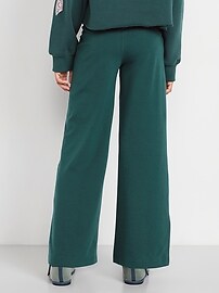 Image number 2 showing, High-Waisted PowerChill Crossover Wide-Leg Leggings for Girls