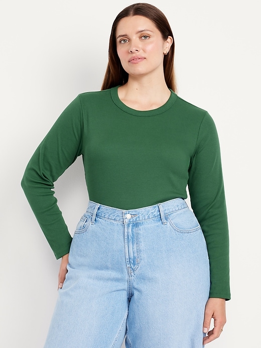 Image number 6 showing, Snug Long-Sleeve Crew-Neck T-Shirt