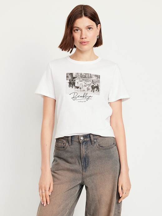 Image number 1 showing, EveryWear Crew-Neck Graphic T-Shirt