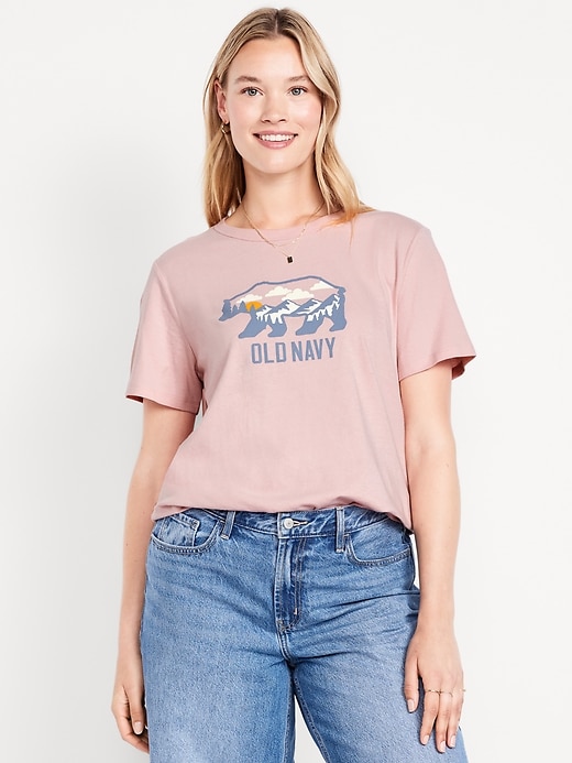 Image number 5 showing, EveryWear Crew-Neck Logo-Graphic T-Shirt