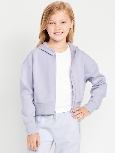 Dynamic Fleece Zip-Front Performance Hoodie for Girls