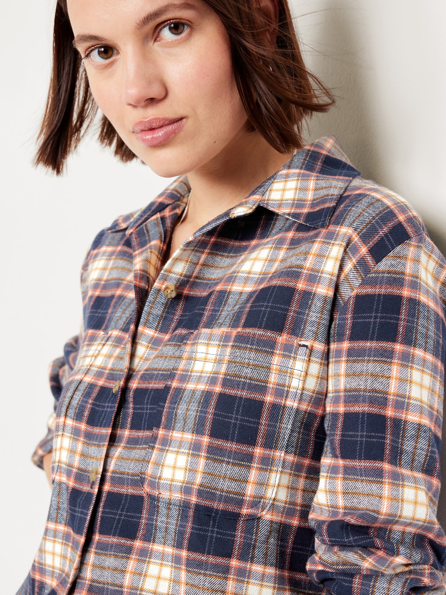 Button-Down Boyfriend Shirt