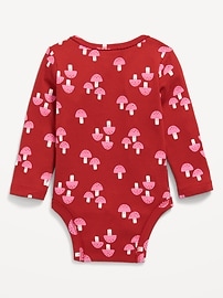 Image number 2 showing, Printed Long-Sleeve Bodysuit for Baby
