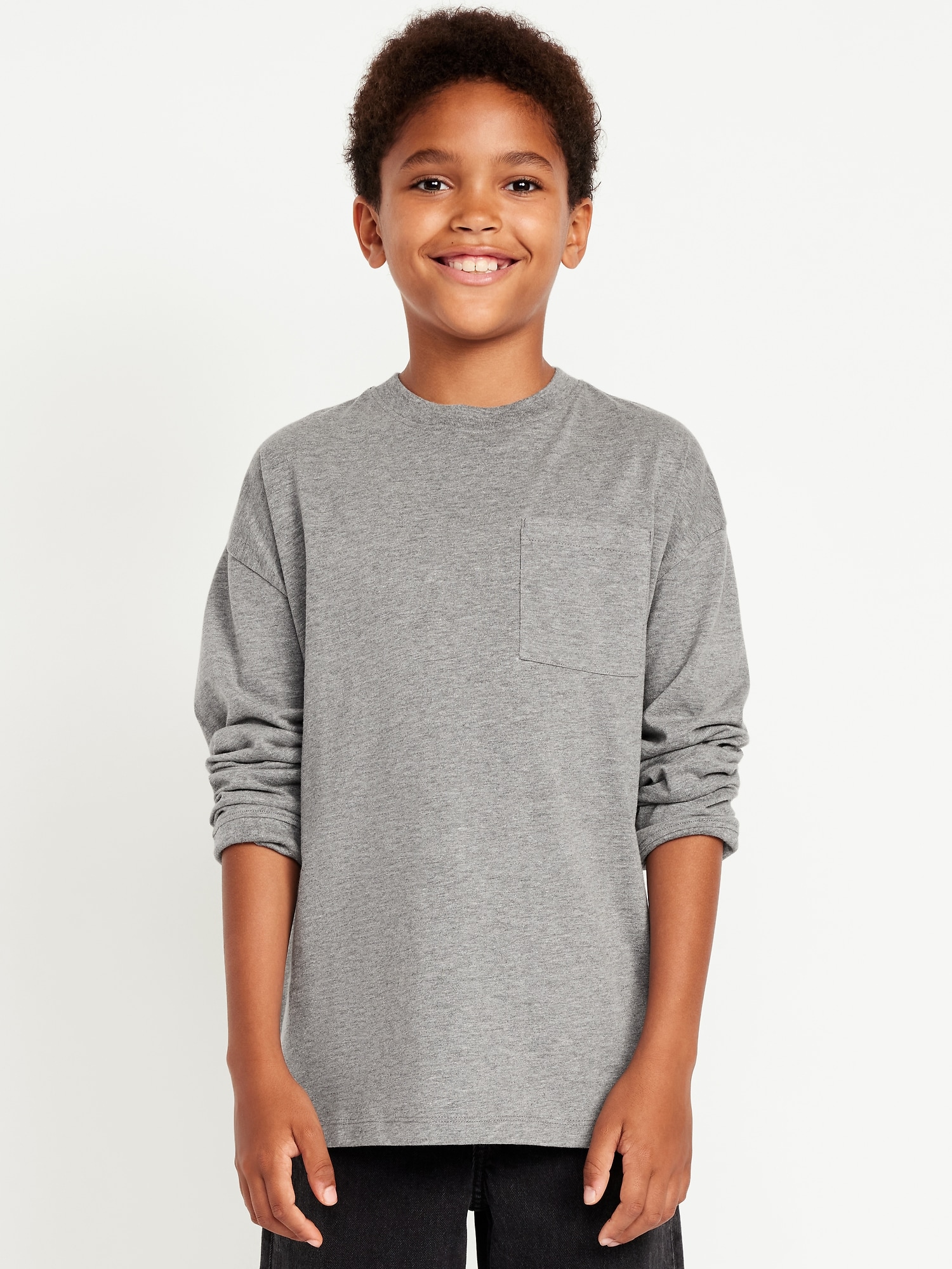 Oversized Long-Sleeve T-Shirt for Boys